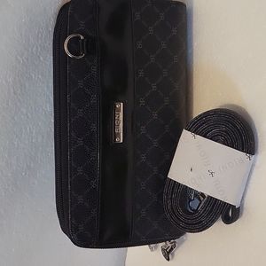 Rioni double zipper handbag